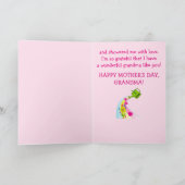 母のおばあちゃんおめでとう カード (内部)