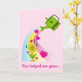 母のおばあちゃんおめでとう カード (黄色い花)