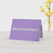 母のおばあちゃんの日カード カード (黄色い花)