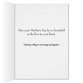 母のおばあちゃんの日帰りカード (内側 (右))