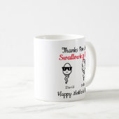 母のおもしろい日を飲み込まない精子 コーヒーマグカップ (正面右)