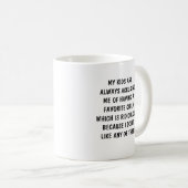 母のお気に入りの子 コーヒーマグカップ (正面右)