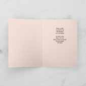 母のお気に入りの色の母の日 カード (内部)