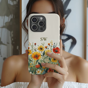 母のためのオーダーメイドのワイルドフラワーの携帯ケース -  花嫁の友人たちへの特別なギフト Case-Mate iPhone 14 PROケース