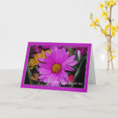 母のためのデンマークのバースデー・カード カード (黄色い花)