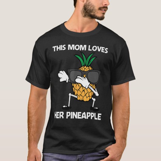 母のためのパイナップル母フルーツ夏 Tシャツ (正面)