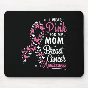 母のためのピンクリボンマイ� breast cancer awareness ベル マウスパッド