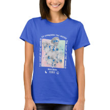 母のためのポトレイトブルーピンク女性像デザイン