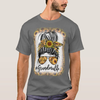 母のためのライフティー日漂白ひまわりおもしろいの日 Tシャツ