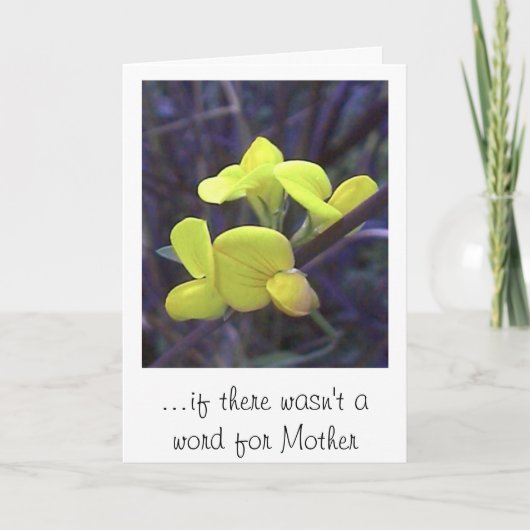 …母のための単語がなかったら カード (正面)