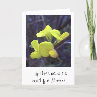 …母のための単語がなかったら カード