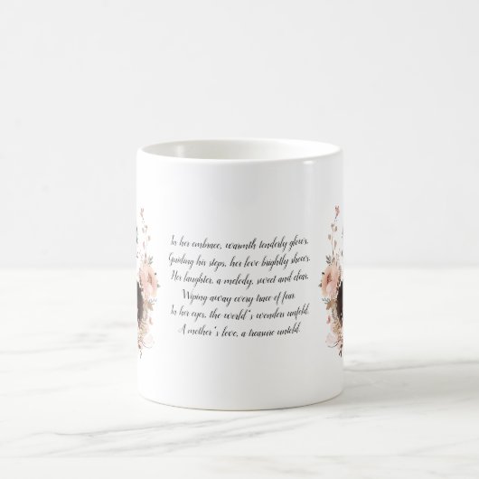 母のための男の赤ちゃんコーヒーマグギフトアイディア付き母 コーヒーマグカップ (中央)