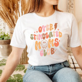 母のための過刺激momsクラブシャツママTシャツ Tシャツ