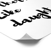 母のような母のような娘の引用文 ポスター (角)