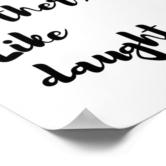 母のような母のような娘の引用文 ポスター (角)