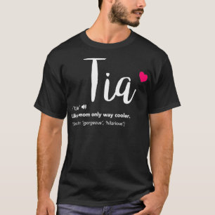 母のようにティアは新しクールい叔母を穏やかにすることができる Tシャツ