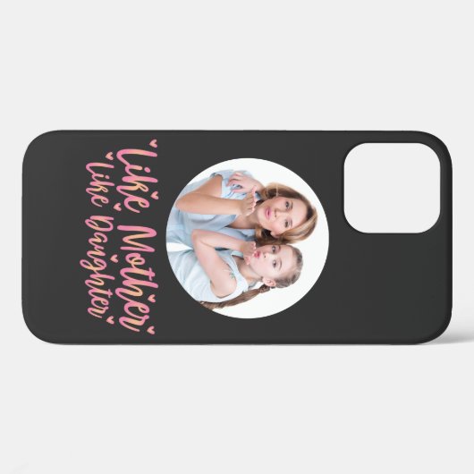 母のように娘のように、母パーソナライズされたの贈り物 Case-Mate iPhoneケース (裏面 (横))