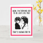 母のように娘のように…誕生日グリーティングカード カード (黄色い花)