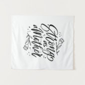 母のように強い タペストリー (正面(横))