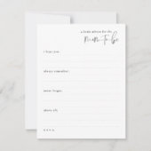 母のアドバイス ノートカード (正面)