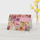 母のイタリアン日パステルバラコラージュ カード (黄色い花)