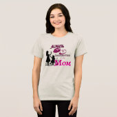 母のインスピレーション トライブレンドTシャツ (正面全面)