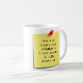 母のエクササイズ新年の解決マグ コーヒーマグカップ (正面右)