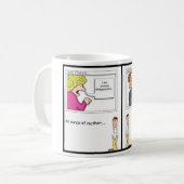 母のオンス コーヒーマグカップ (正面左)