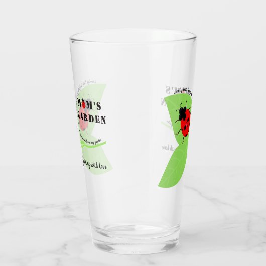 母のガーデンビールソーダアイステアグラス タンブラーグラス (右)