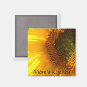 母のキッチンヒマワリ磁石 マグネット (正面/裏面)
