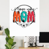 母のギフト愛する母 ポスター (ホームオフィス)