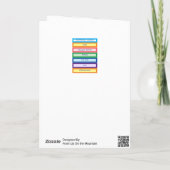 母のクーポン誕生日カード カード (裏面)