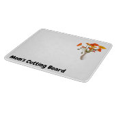 母のケシの花瓶で切る板 カッティングボード (角)