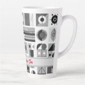 母のコーヒータイムコンテンポラリーミッドセンチュリースタイル カフェラテマグ (右)