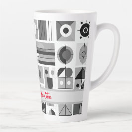 母のコーヒータイムコンテンポラリーミッドセンチュリースタイル カフェラテマグ