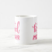 母のコーヒーマおもしろいグで疲れている コーヒーマグカップ (中央)