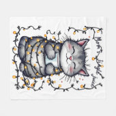 母のジングル・ジュース フリースブランケット (正面(横))