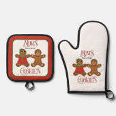 母のジンジャーブレッドCookie 鍋つかみ&鍋敷きセット (正面)