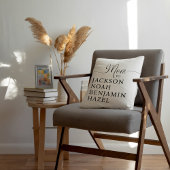 母のスクリプパーソナライズされたト子供が母の日を命名 クッション