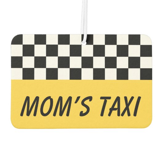 母のタクシー車の自動車空気フレッシュナーギフト カーエアーフレッシュナー (裏面)