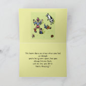 母のデイカードを引き裂く サンキューカード (内部)