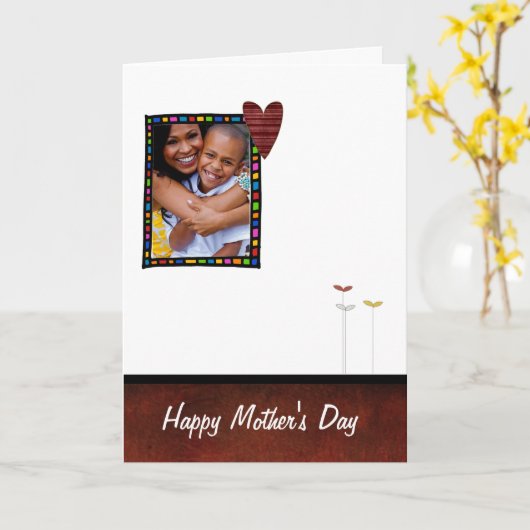 母のデイカード カード (黄色い花)