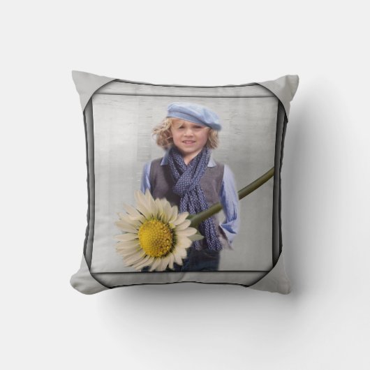 母のデイジー クッション (正面)