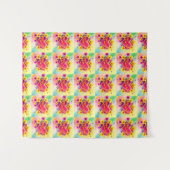 母のネオンラブバースト タペストリー (正面(横))