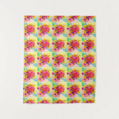 母のネオンラブバースト タペストリー (正面)