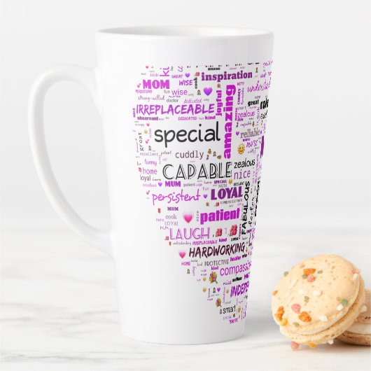 母のハート カフェラテマグ (インサイチュ)