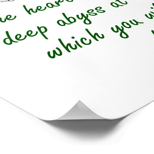 母のハート – 許し引用文 ポスター (角)