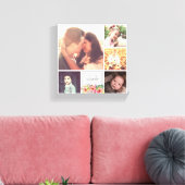 母のパパと子供 キャンバスプリント (インサイチュ (リビング))