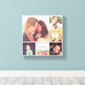 母のパパと子供 キャンバスプリント (インサイチュ (ウッドフロア))