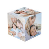母のパーソナライズされた写真 フォトキューブ (裏面アングル)